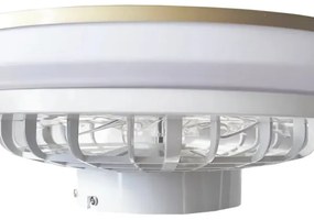 LED Mennyezeti lámpa ventilátorral OPAL LED/48W/230V + távirányítás
