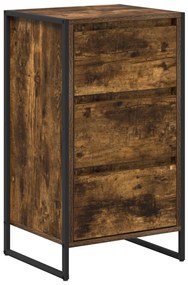 Széf fiókkal Füstös tölgy 42 x 36 x 75.5 cm Faanyag