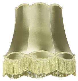 Selyem lámpabúra zöld 45 cm - Granny