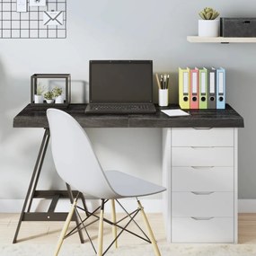 sötétbarna kezelt tömör tölgyfa asztallap 120x50x(2-6) cm