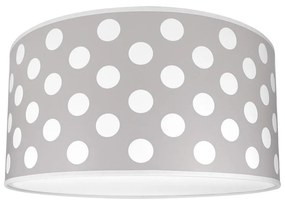 Gyerek mennyezeti lámpa DOTS GREY 2xE27/60W/230V szürke