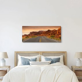 Út a hegyekben képe (120x50 cm)