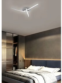 Brilagi - LED mennyezeti lámpatest STRIPES LED/24W/230V ezüst