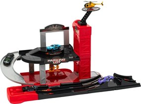 Baby Mix Gyerek garázs helikopterrel, 60 x 33 x 29 cm