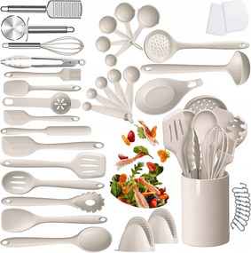 Szilikon Konyhai Eszközkészlet Akcesoria Konyhai Lapát Spatula 43 Db