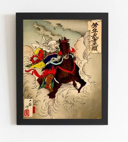 Régi poszter Japan Tsukioka Yoshitoshi1883r.płótno