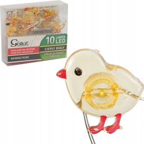 Csirke Girland LĂĄmpa 10LED HĂșsvĂ©t SĂĄrga