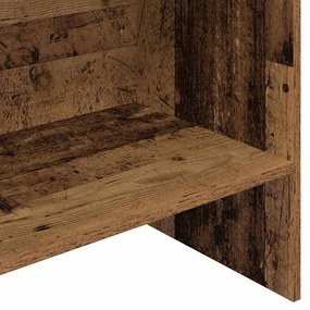Könyvespolc Régi fa 60 x 35 x 180 cm Faanyag