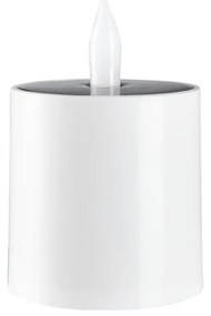 Saul fehér kültéri napelemes LED gyertya, magaggás 7,3 cm - Star Trading