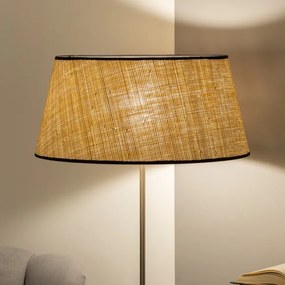 Brilagi - LED állólámpa CERIA 1xE27/40W/230V átm. 50 cm bézs/matt króm
