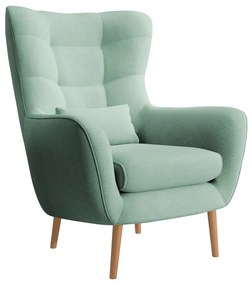 Fotel lábtartóval Veneza VZ1 (menta + bükk). 1098944