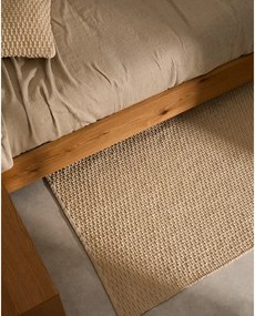 Krémszínű kézi szövésű pamutkeverék szőnyeg 160x230 cm Mascarell – Kave Home