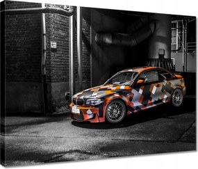 Vászonkép 40x30 Narancssárga Bmw