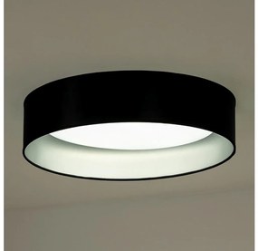 Duolla Duolla - LED Mennyezeti lámpa ROLLER LED/24W/230V átm. 45 cm fekete/ezüst DU605342