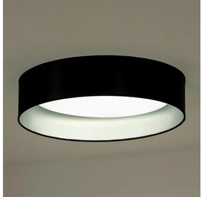 Duolla - LED Mennyezeti lámpa ROLLER LED/24W/230V átm. 45 cm fekete/ezüst