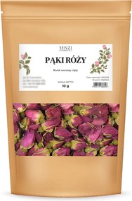 Rózsabimbó Rózsaszín Pasztell Szárított Virág Gyertya 10g