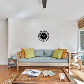 Enzoclock fém falióra, 48×48 cm – S006