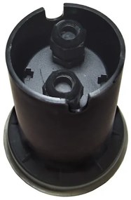 Kültéri behajtó lámpa 1xGU10/35W/230V IP67 matt króm