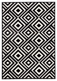 Art fekete-fehér szőnyeg 160 x 230 cm - Zala Living