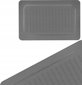 Fürdőszobaszőnyeg Diatomit Gyorsan Száradó Nedvszívó Szőnyeg 60x40cm Antracit