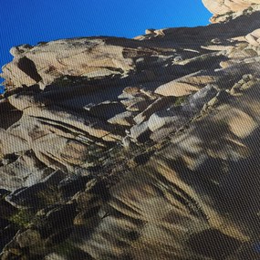 A tükröződő sziklák képe (órával) (90x30 cm)