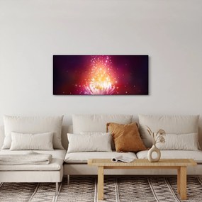 Lótuszvirág képe (120x50 cm)