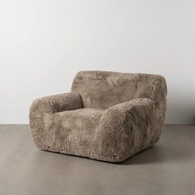 Barna fotel Teddy – Ixia