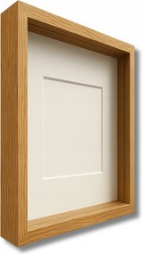 3D mély képkeret 30x40 cm kézműves moha képkeret natúr