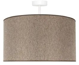 Duolla - Felületre szerelhető csillár ROLLER ECO RECYCLING 1xE27/15W/230V átm. 45 cm barna