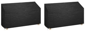 2 db polietilén kerti padhuzat 12 fűzőlyukkal 210x70x70/88 cm