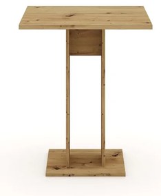 EVERT Asztal Artisan Tölgy Színben. 67,5x67,5 cm. Magasság: 78 cm.