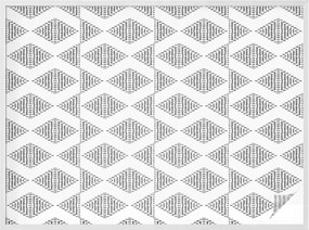 Szélvédőfólia Adatvédelem Geometrikus gyémántok 200x146 cm