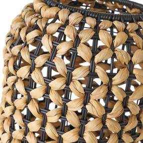 Fekete-natúr színű asztali lámpa (magasság 30 cm) – Casa Selección