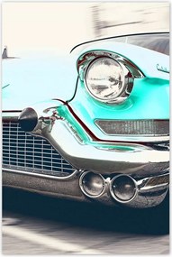 Poszter 60x90 Türkizkék Cadillac