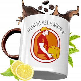 Bordó Bögre Futárnak Születésnapi Ajándék fényképes nyomtatással