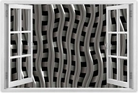 Poszterek 90x60 Ezüst hullámok