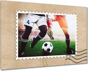 Vászonkép 90x60 Labdarúgók Labdarúgás Ág Dugók