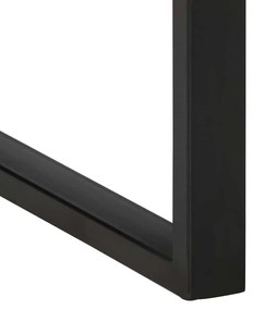 konzolasztal többszínű 100x35x75cm tömörfa újrahasznosított fa