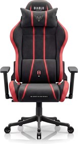 Szövet gamer szék fekete-piros Diablo X-One 2.0 Bloody Mary Small