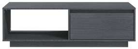 Szürke tömör fenyőfa dohányzóasztal 110 x 50 x 33,5 cm