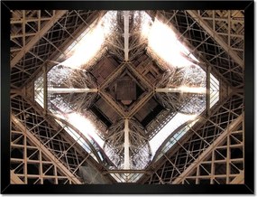 Poszterek keretben 40x30 Eiffel-torony alulról