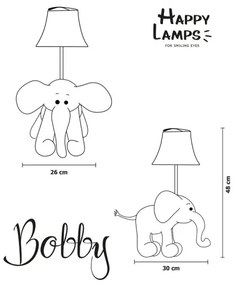Happy Lamps - LED Asztali gyereklámpa BOBBY LED/5,4W/230V elefánt