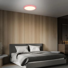 Brilo - RGBW Dimmelhető mennyezeti lámpa STARRY SKY LED/24W/230V + távirányító