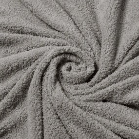 Antracitszürke kétszemélyes-hosszabbított mikroplüss ágyneműhuzat 240x220 cm Helena – douceur d'intérieur