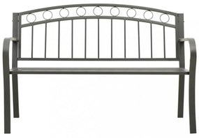 szürke kerti pad 120 cm