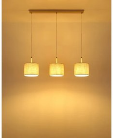 Globo 15968-3H - DELEON kábeles csillár 3xE27/40W/230V