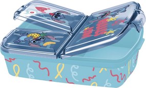 Disney Lilo és Stitch Just több rekeszes uzsonnás doboz, szendvicsdoboz