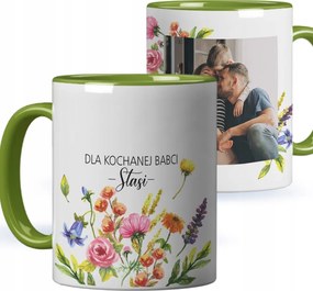 Bögre Ajándék Nagymama És Nagypapa Napjára A Kedves Nagymamának Fotó Név