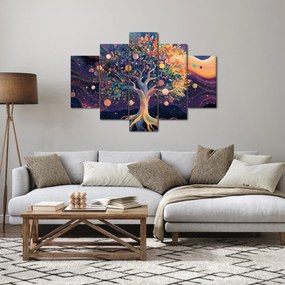 Kép – Lila fa tele energiával (150x105 cm)