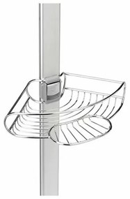 Simplehuman állítható zuhanyrúd polcokkal kisméretű